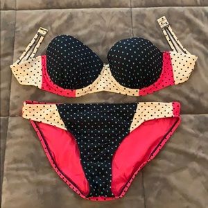 Polka dot bikini